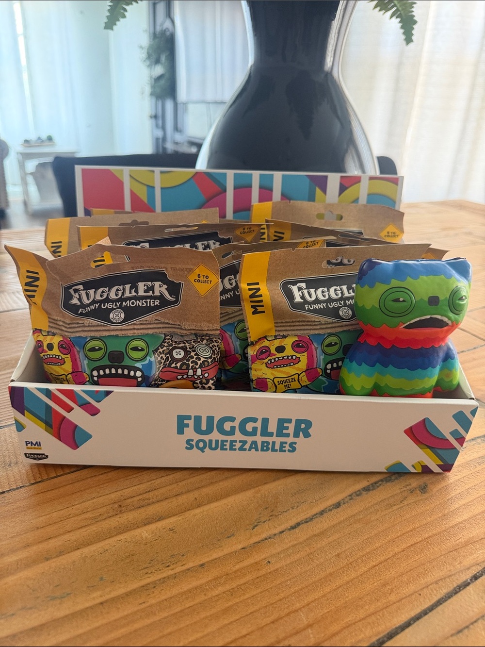 Fuggler Squeezables Mini Funny Ugly Monster- The whole box with 7 bags